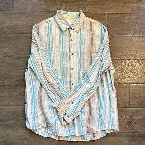 Tasso Elba Men's Multicolor Striped Shirt